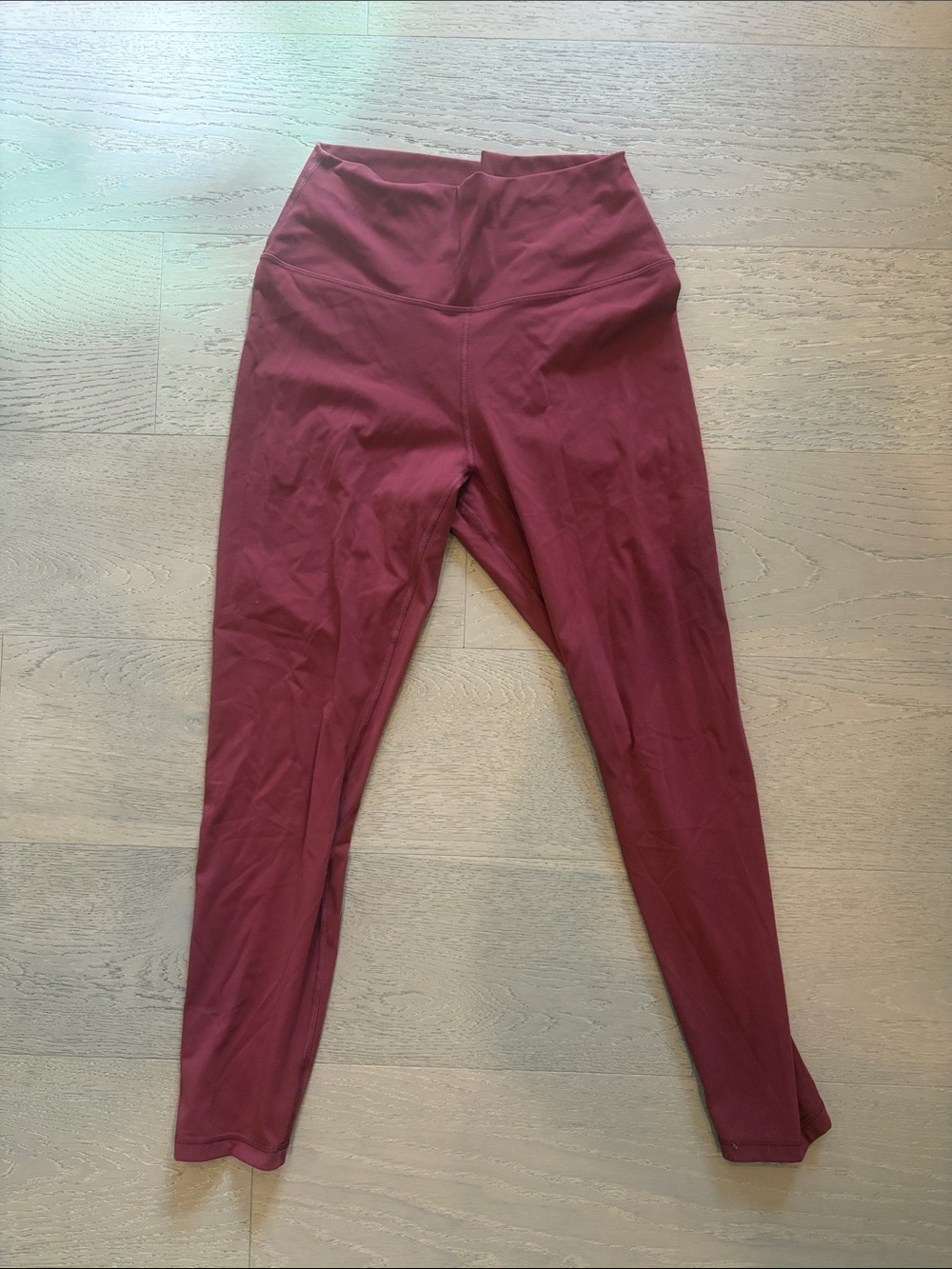 CRZ YOGA High-Waist Burgundy Leggings